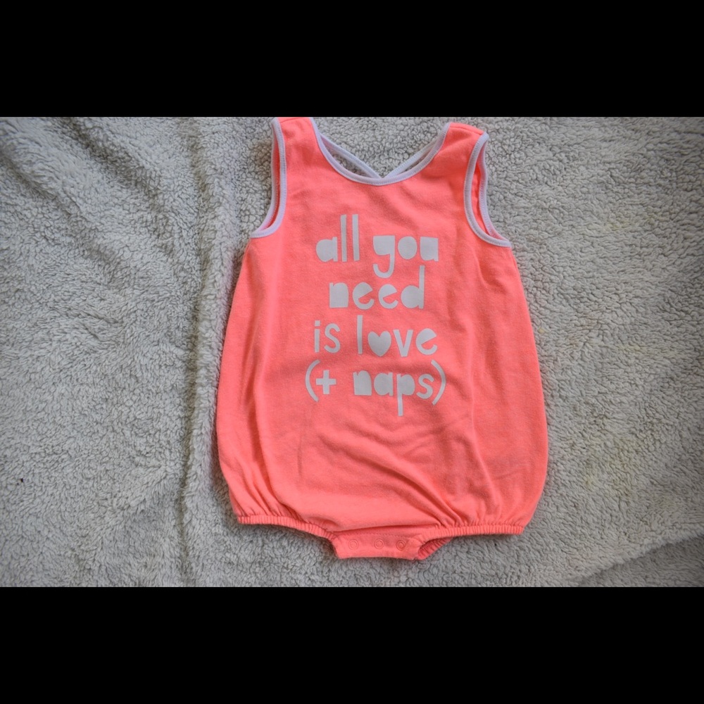 Cat and jack 6-9 month romper